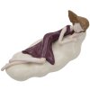 Mauro Ferretti figura decorativa Dolly en una nube 25x11x16 cm rojo oscuro