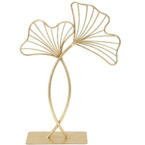 Mauro Ferretti escultura Leaf Glam Oro 25x8.5x35 cm
