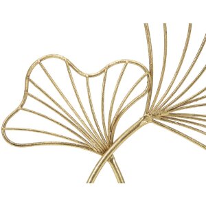 Mauro Ferretti escultura Leaf Glam Oro 25x8.5x35 cm
