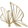 Mauro Ferretti escultura Leaf Glam Oro 25x8.5x35 cm