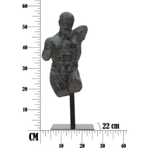 Mauro Ferretti Escultura Museo Hombre 26x22x57,5 cm negro