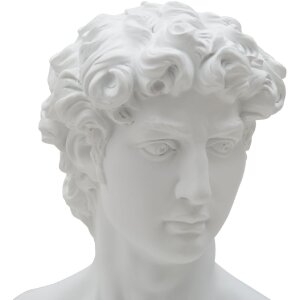 Mauro Ferretti escultura Roman 21.5x14.5x34 cm blanco