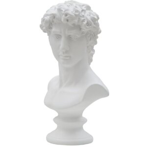 Mauro Ferretti escultura Roman 21.5x14.5x34 cm blanco