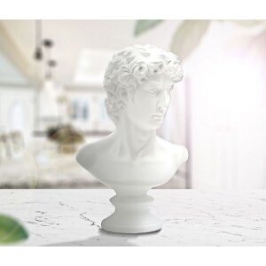 Mauro Ferretti escultura Roman 21.5x14.5x34 cm blanco