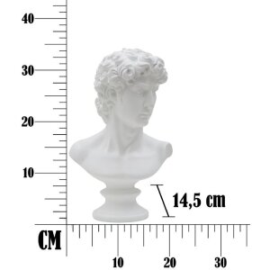 Mauro Ferretti escultura Roman 21.5x14.5x34 cm blanco