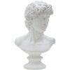 Mauro Ferretti escultura Roman 21.5x14.5x34 cm blanco