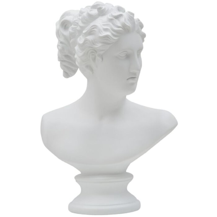 Mauro Ferretti escultura Mujer romana 21,5x14,5x34 cm blanco