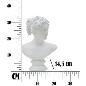 Mauro Ferretti escultura Mujer romana 21,5x14,5x34 cm blanco