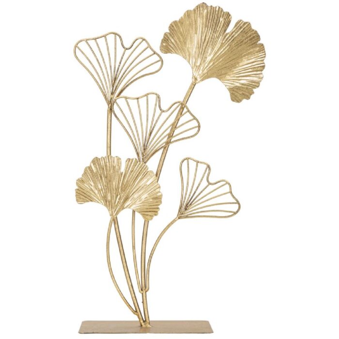 Mauro Ferretti escultura Hoja 26x11,5x44,5 cm oro