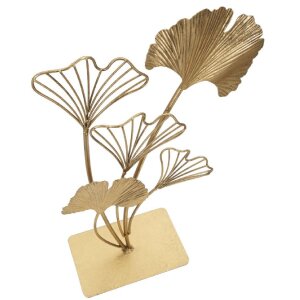 Mauro Ferretti escultura Hoja 26x11,5x44,5 cm oro