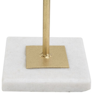 Mauro Ferretti escultura Cubo 16x18x52,5 cm dorado-blanco