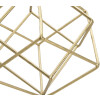 Mauro Ferretti escultura Cubo 16x18x52,5 cm dorado-blanco