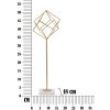 Mauro Ferretti escultura Cubo 16x18x52,5 cm dorado-blanco