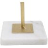 Mauro Ferretti escultura Cubo 16x18x41,5 cm dorado-blanco