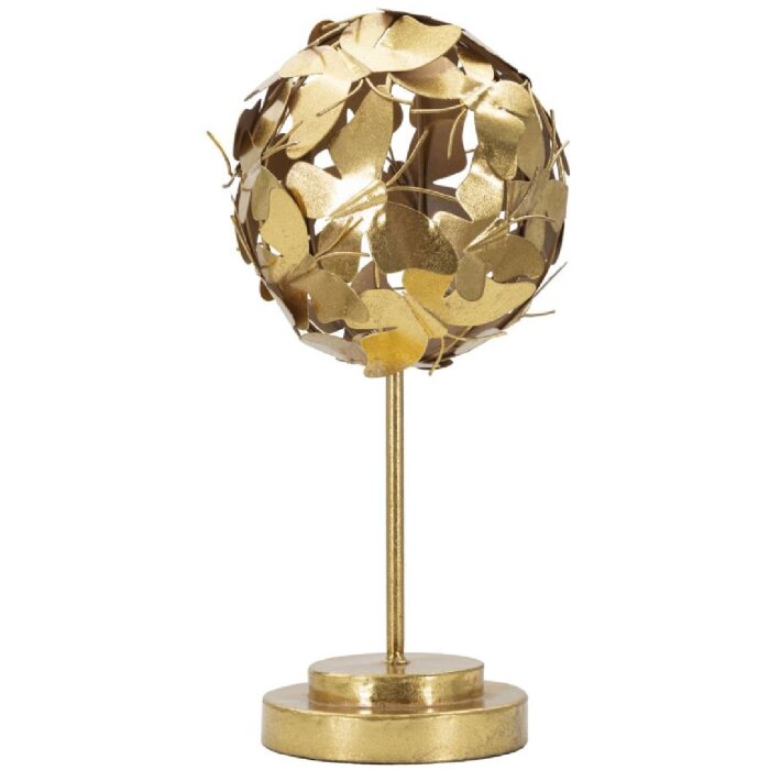 Mauro Ferretti Escultura Mariposa Ø 19,5x40,5 cm oro