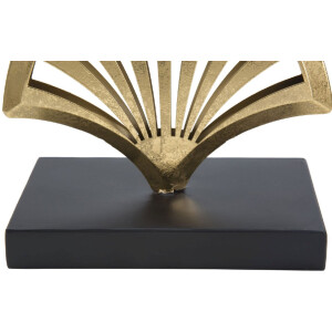 Mauro Ferretti escultura Triple Hoja 23,5x10x44 cm oro-negro
