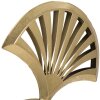 Mauro Ferretti escultura Triple Hoja 23,5x10x44 cm oro-negro
