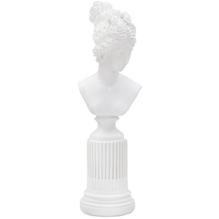 Mauro Ferretti escultura Mujer con base 11x10.5x35.5 cm blanco
