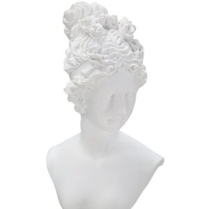 Mauro Ferretti escultura Mujer con base 11x10.5x35.5 cm blanco