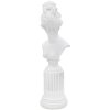 Mauro Ferretti escultura Mujer con base 11x10.5x35.5 cm blanco