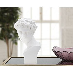 Mauro Ferretti escultura Roman Young 20x17,5x30 cm blanco