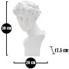 Mauro Ferretti escultura Roman Young 20x17,5x30 cm blanco