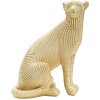 Mauro Ferretti escultura leopardo 23x15,5x29 cm oro