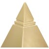 Mauro Ferretti escultura pirámide 11,5x11,5x15,5 cm oro