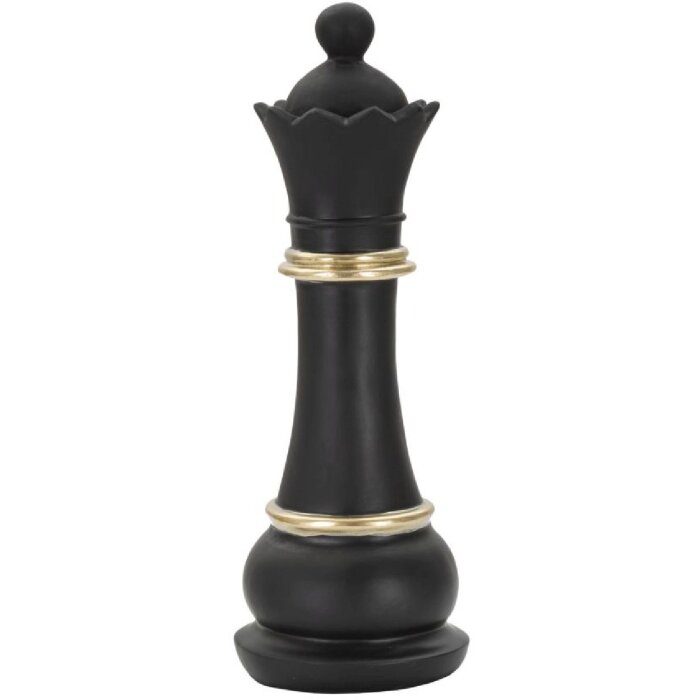Mauro Ferretti escultura Reina 9x25,5 cm negro-oro