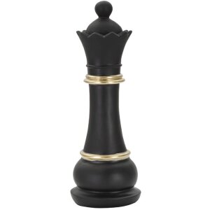 Mauro Ferretti escultura Reina 9x25,5 cm negro-oro