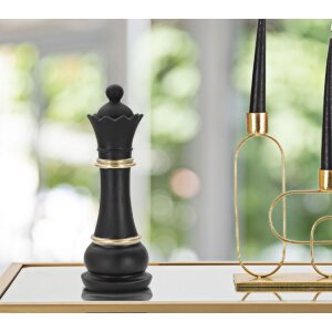 Mauro Ferretti escultura Reina 9x25,5 cm negro-oro