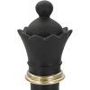Mauro Ferretti escultura Reina 9x25,5 cm negro-oro