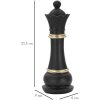 Mauro Ferretti escultura Reina 9x25,5 cm negro-oro