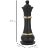 Mauro Ferretti escultura Reina 9x25,5 cm negro-oro