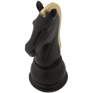 Mauro Ferretti escultura Caballo 10,5x8,5x19 cm negro-dorado