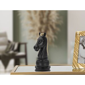 Mauro Ferretti escultura Caballo 10,5x8,5x19 cm negro-dorado