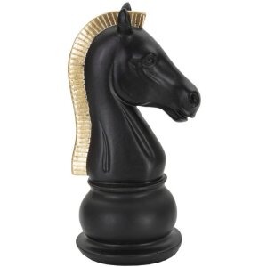 Mauro Ferretti escultura Caballo 10,5x8,5x19 cm negro-dorado