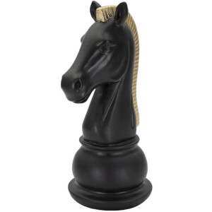 Mauro Ferretti escultura Caballo 10,5x8,5x19 cm negro-dorado
