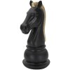 Mauro Ferretti escultura Caballo 10,5x8,5x19 cm negro-dorado