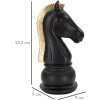 Mauro Ferretti escultura Caballo 10,5x8,5x19 cm negro-dorado