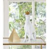 Mauro Ferretti escultura perro Dog White 20x12.5x33 cm oro blanco