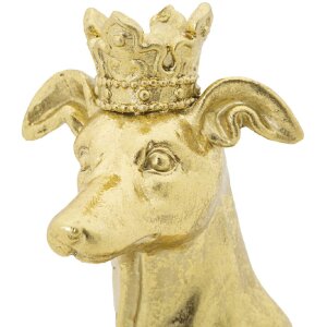 Mauro Ferretti escultura perro Dog Gold 20x12.5x33 cm oro