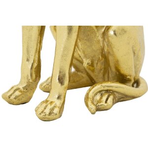 Mauro Ferretti escultura perro Dog Gold 20x12.5x33 cm oro