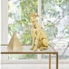 Mauro Ferretti escultura perro Dog Gold 20x12.5x33 cm oro