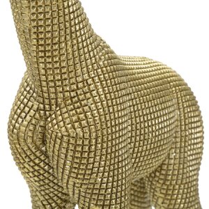 Mauro Ferretti escultura jirafa 19,8x8x40 cm oro