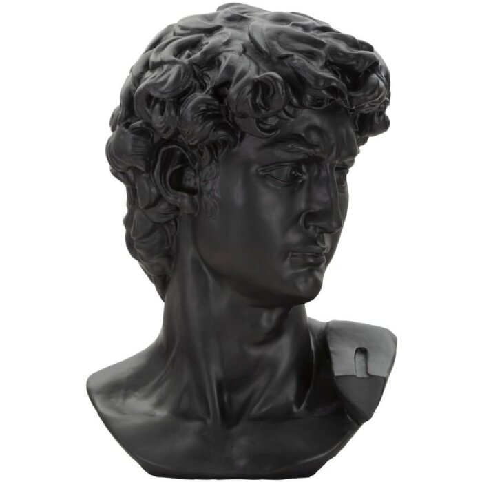 Mauro Ferretti Busto Cabeza Grande Negro 44x35,5x60 cm negro