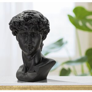 Mauro Ferretti Busto Cabeza Grande Negro 44x35,5x60 cm negro