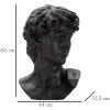 Mauro Ferretti Busto Cabeza Grande Negro 44x35,5x60 cm negro