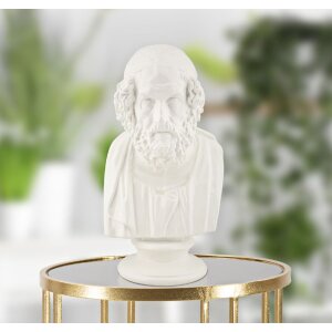 Mauro Ferretti escultura Sage 12.9x12.5x25 cm blanco