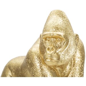 Mauro Ferretti escultura gorila 24,3x13,9x22,8 cm oro